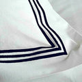 NFK Embroidered Border Devore Duvet Cover Set