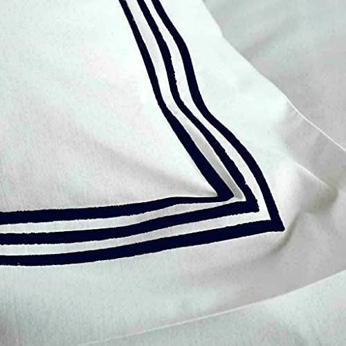 NFK Embroidered Border Devore Duvet Cover Set