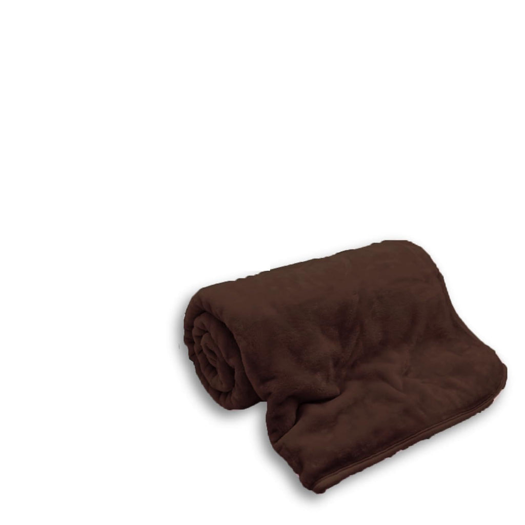 NFK Faux Fur Fleece Throw Blanket