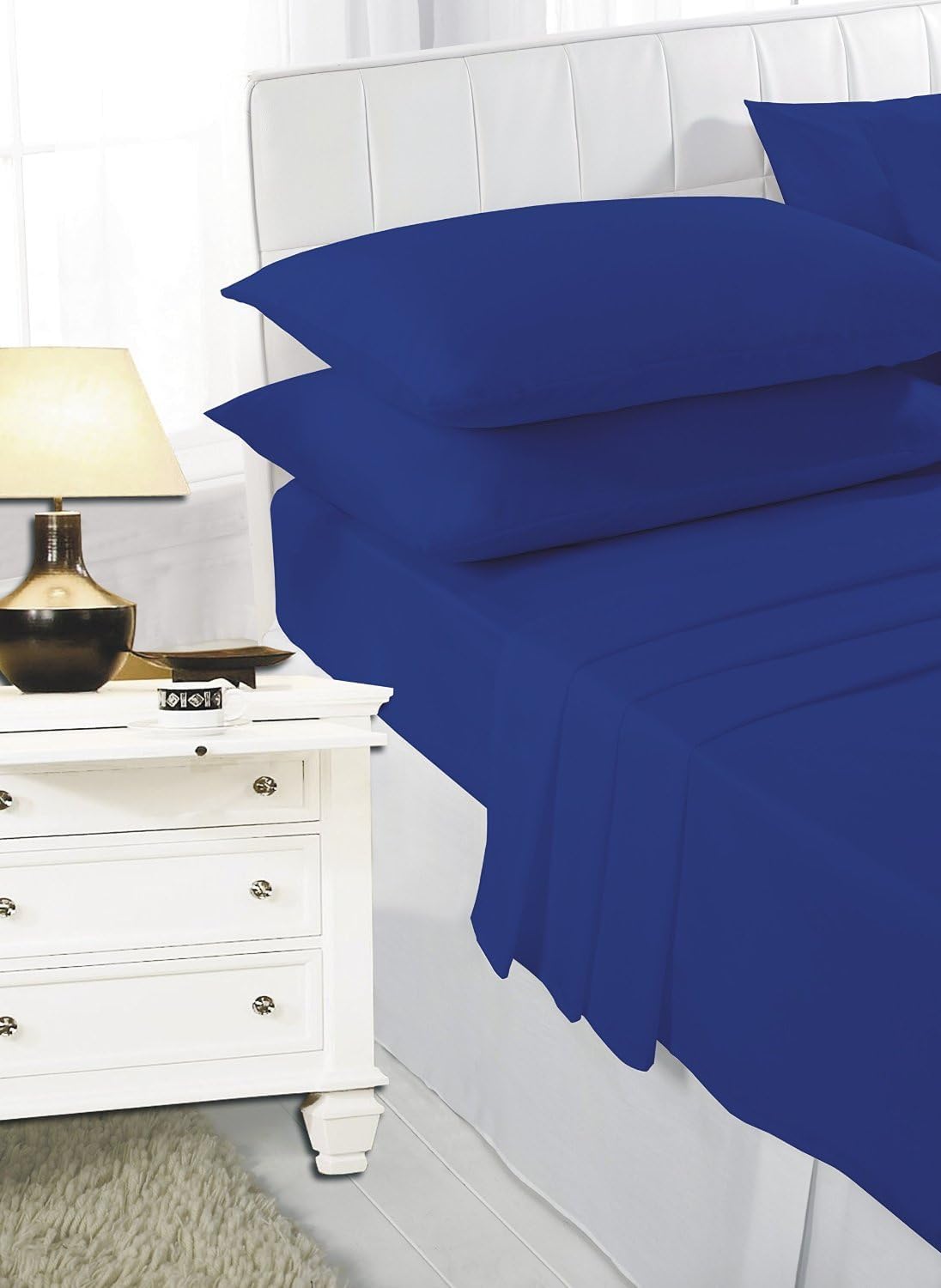 NFK 100% Polycotton 40cm Deep Fitted Sheet