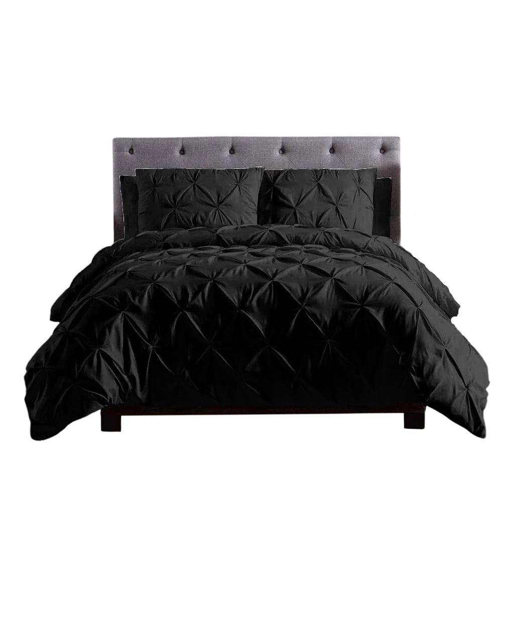 NFK Pin Tuck Diamond Duvet Cover Set