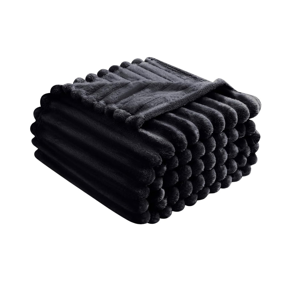 NFK Luxury Chunky Ribbed Throw Blanket