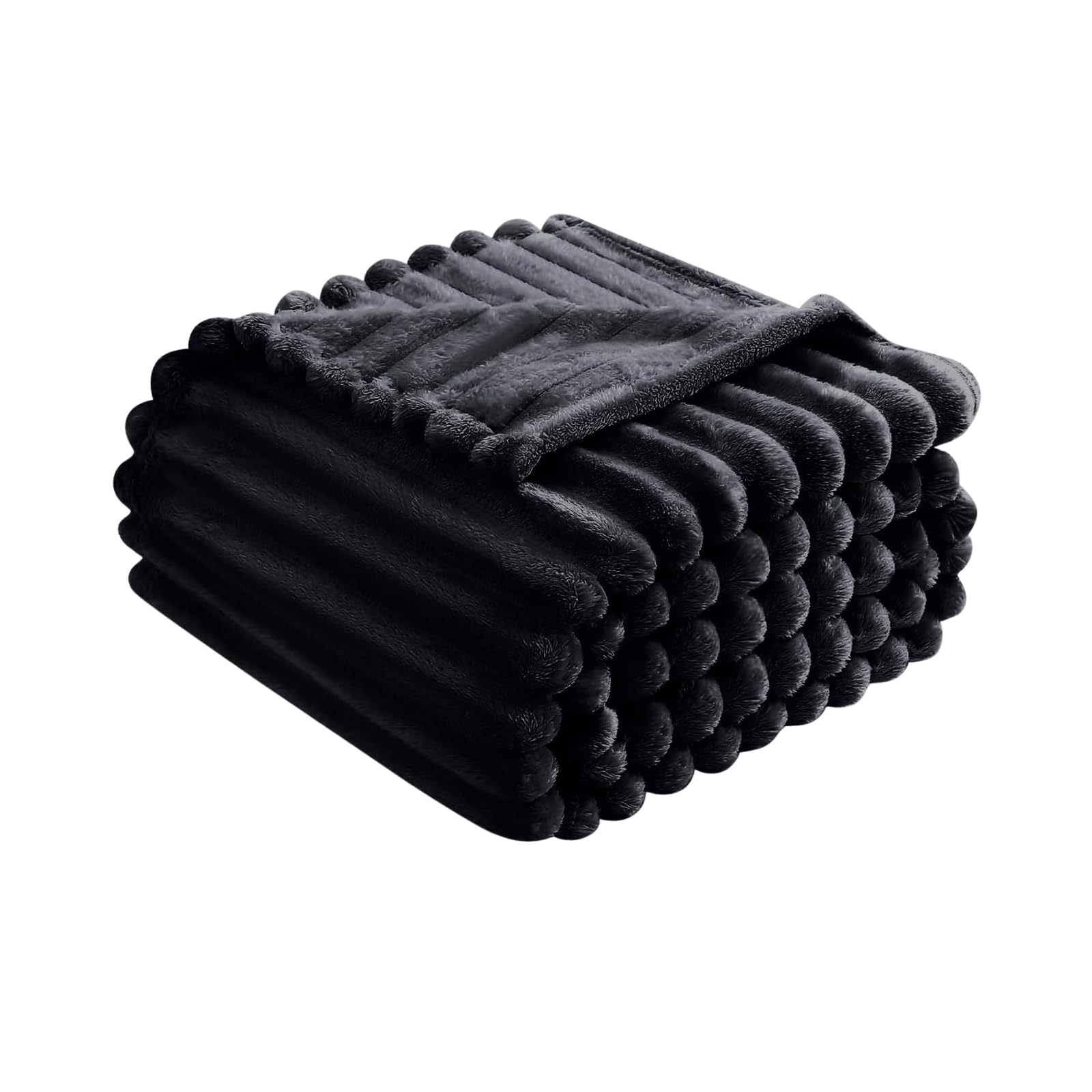 NFK Luxury Chunky Ribbed Throw Blanket