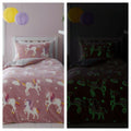 NFK Glow in the Dark Teddy Fleece Duvet Cover Set