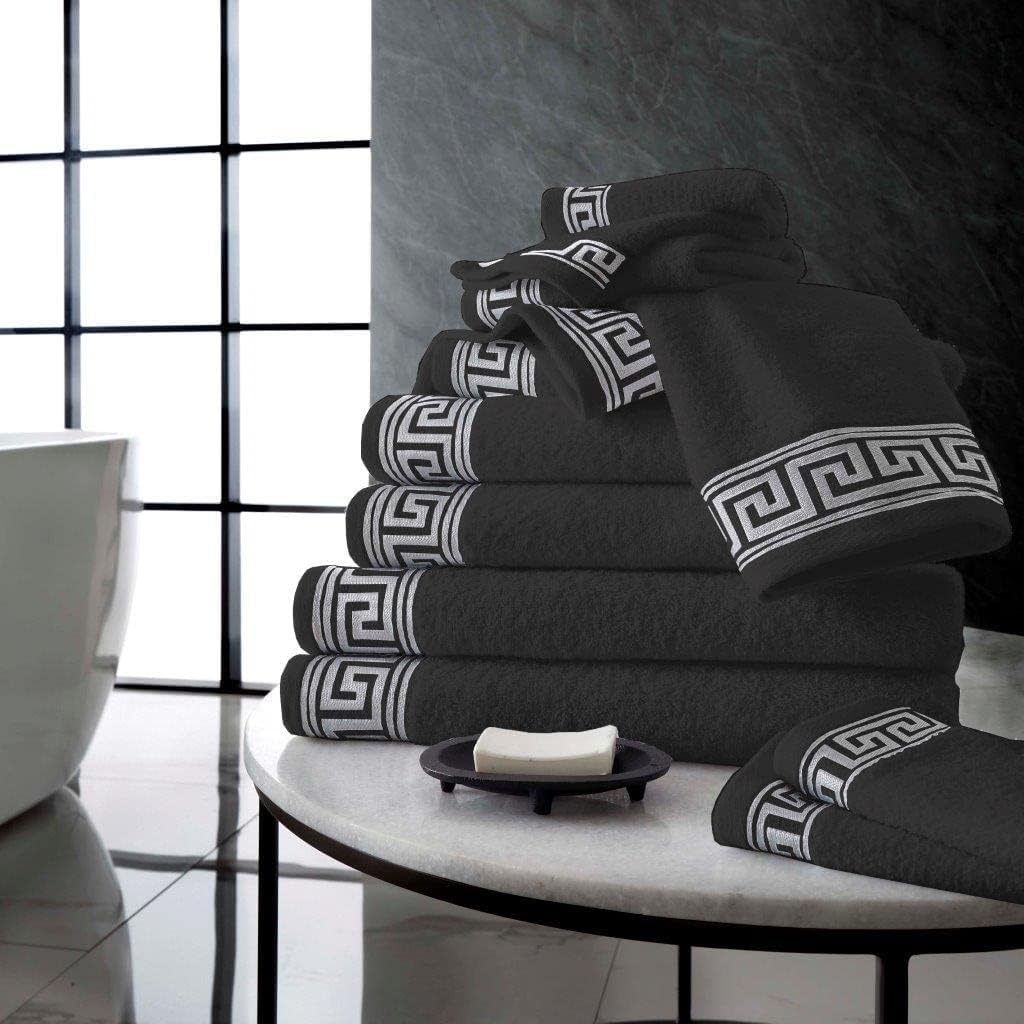 NFK Greek Key Towel Set