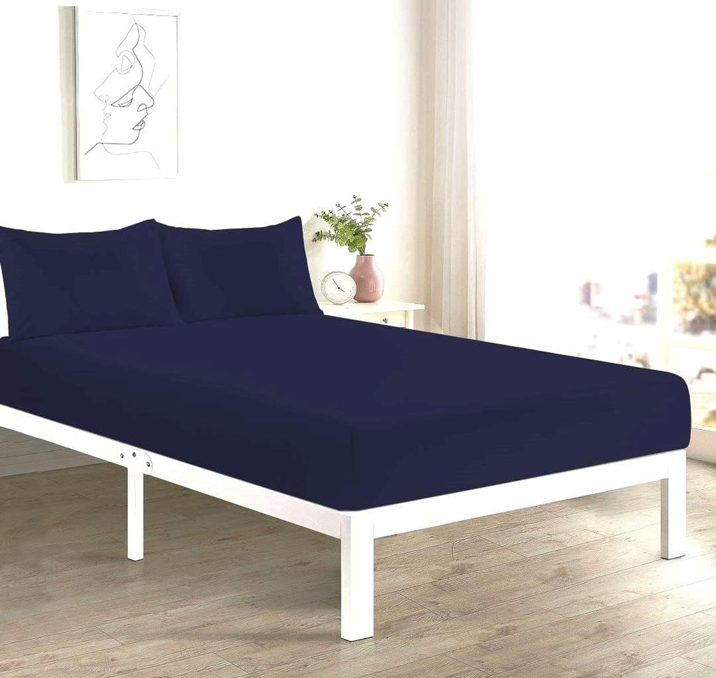 NFK 100% Polycotton 40cm Deep Fitted Sheet