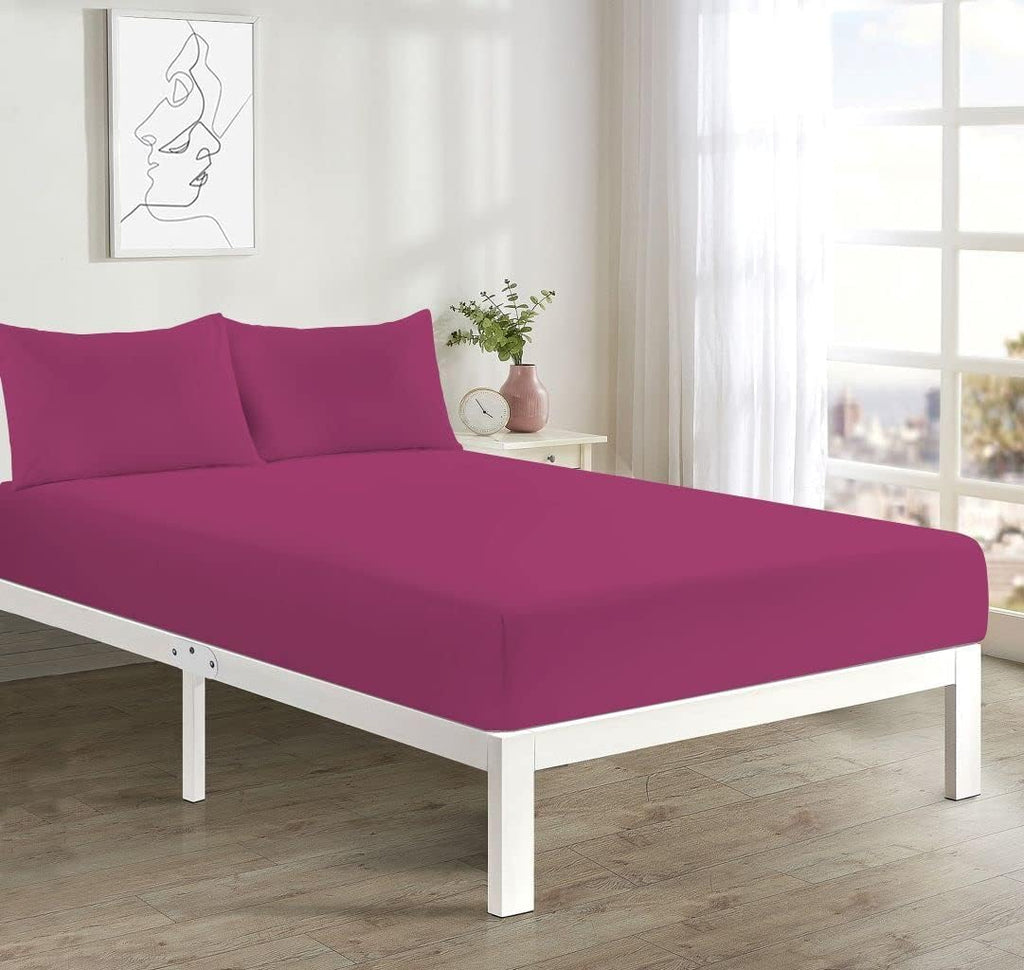 NFK 100% Polycotton 40cm Deep Fitted Sheet