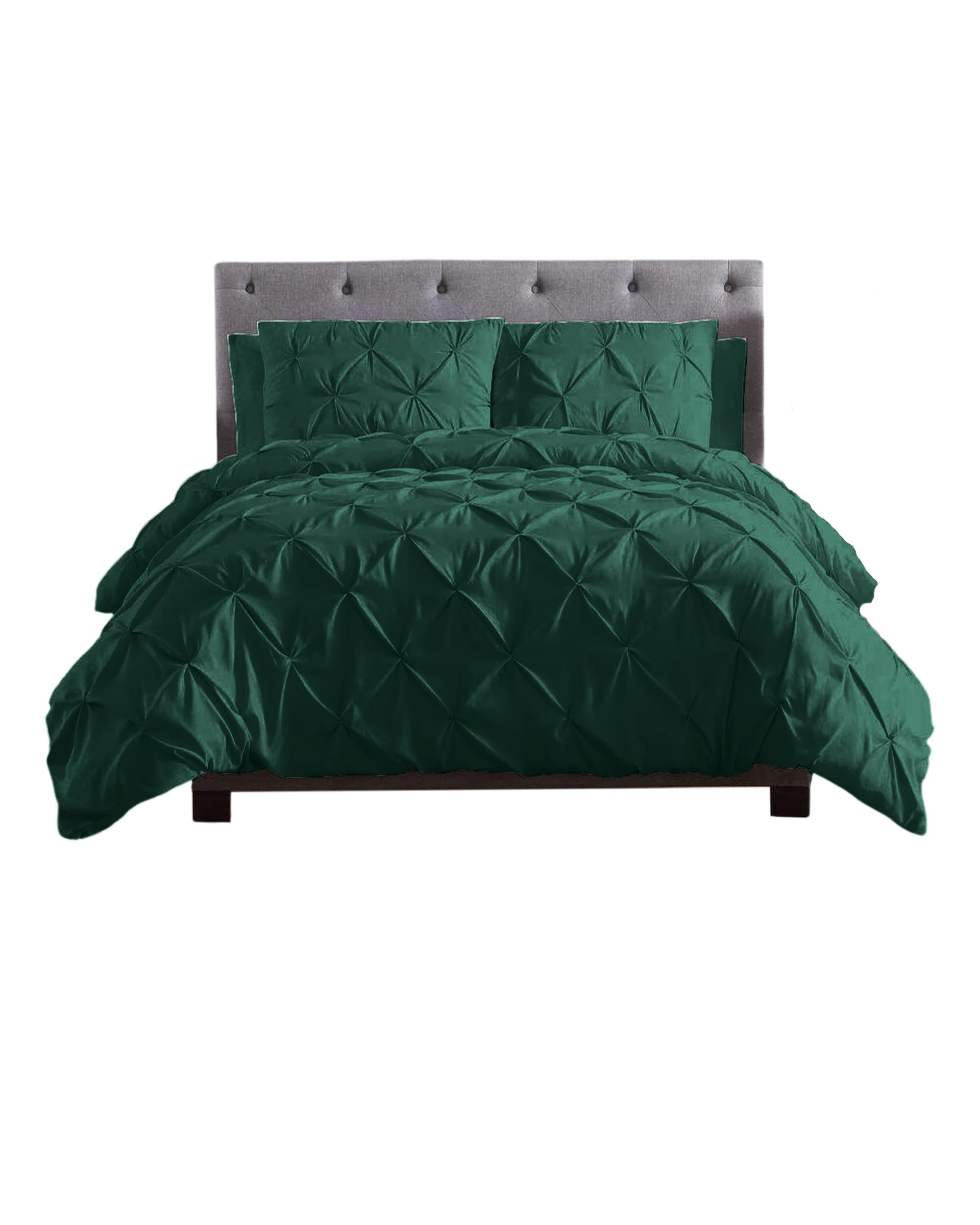 NFK Pin Tuck Diamond Duvet Cover Set