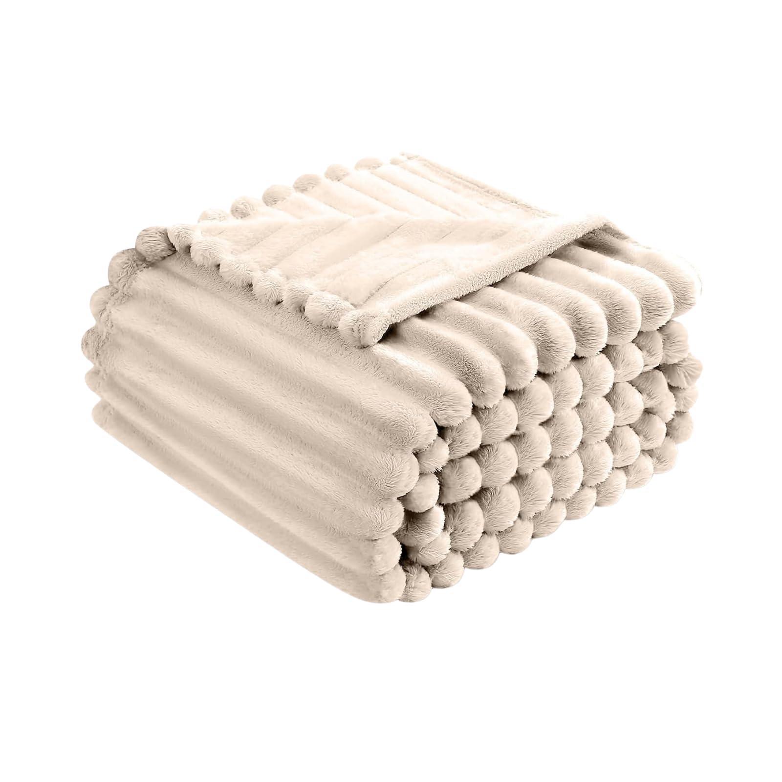 NFK Luxury Chunky Ribbed Throw Blanket