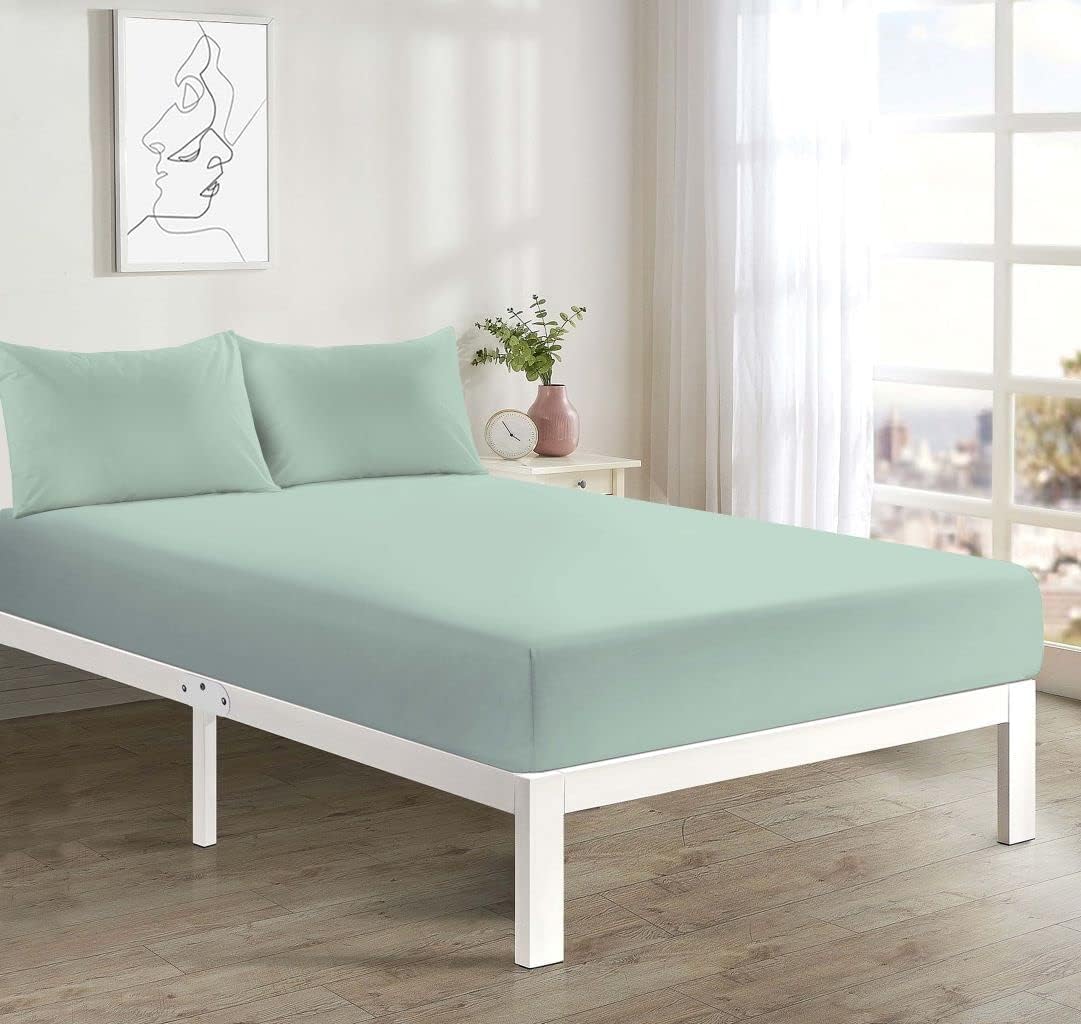 NFK 100% Polycotton 40cm Deep Fitted Sheet