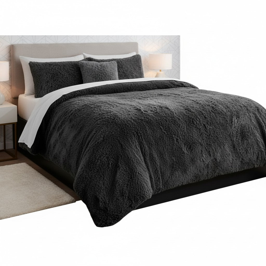 NFK Snuggle Scape Fleece Duvet Cover Set