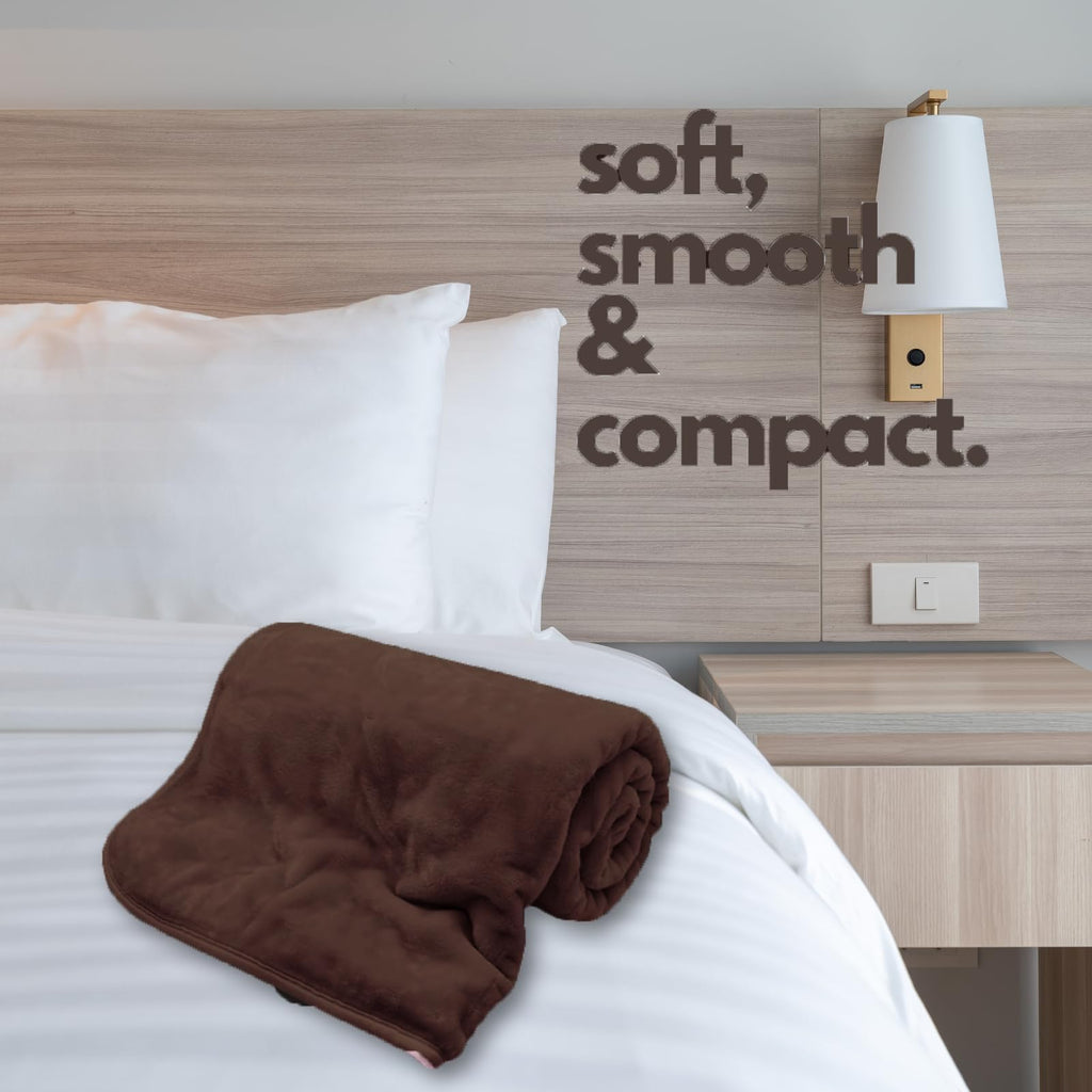 NFK Faux Fur Fleece Throw Blanket