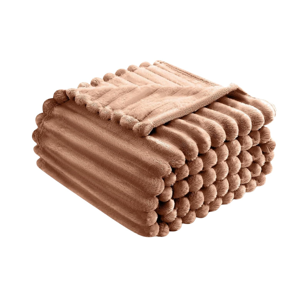 NFK Luxury Chunky Ribbed Throw Blanket