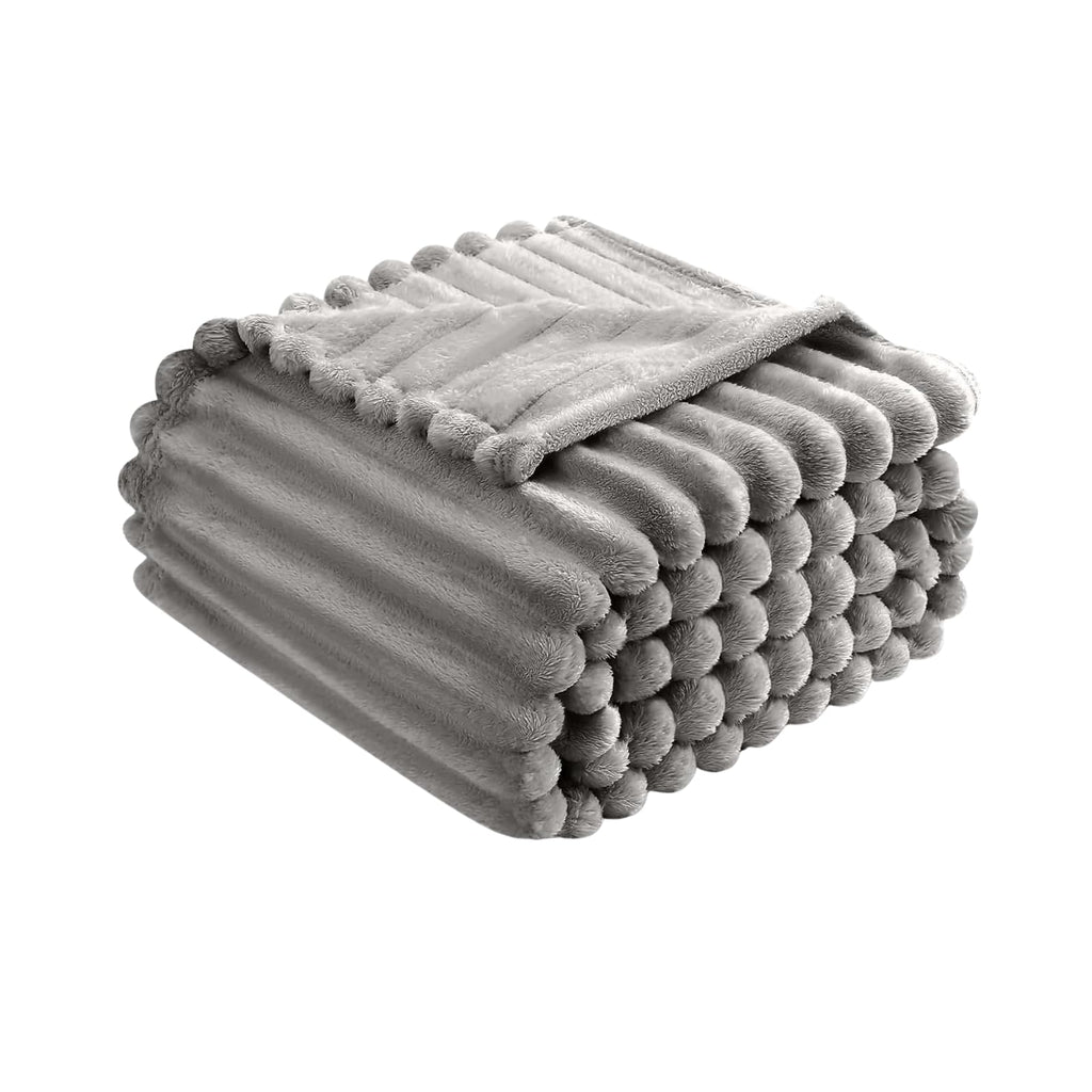 NFK Luxury Chunky Ribbed Throw Blanket