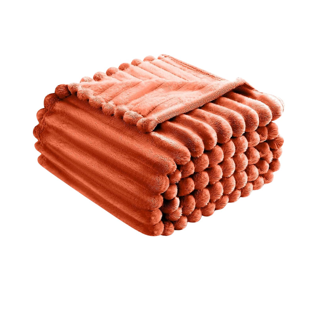 NFK Luxury Chunky Ribbed Throw Blanket
