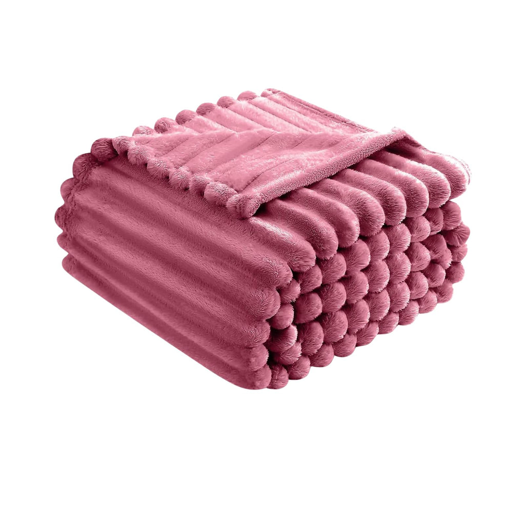 NFK Luxury Chunky Ribbed Throw Blanket