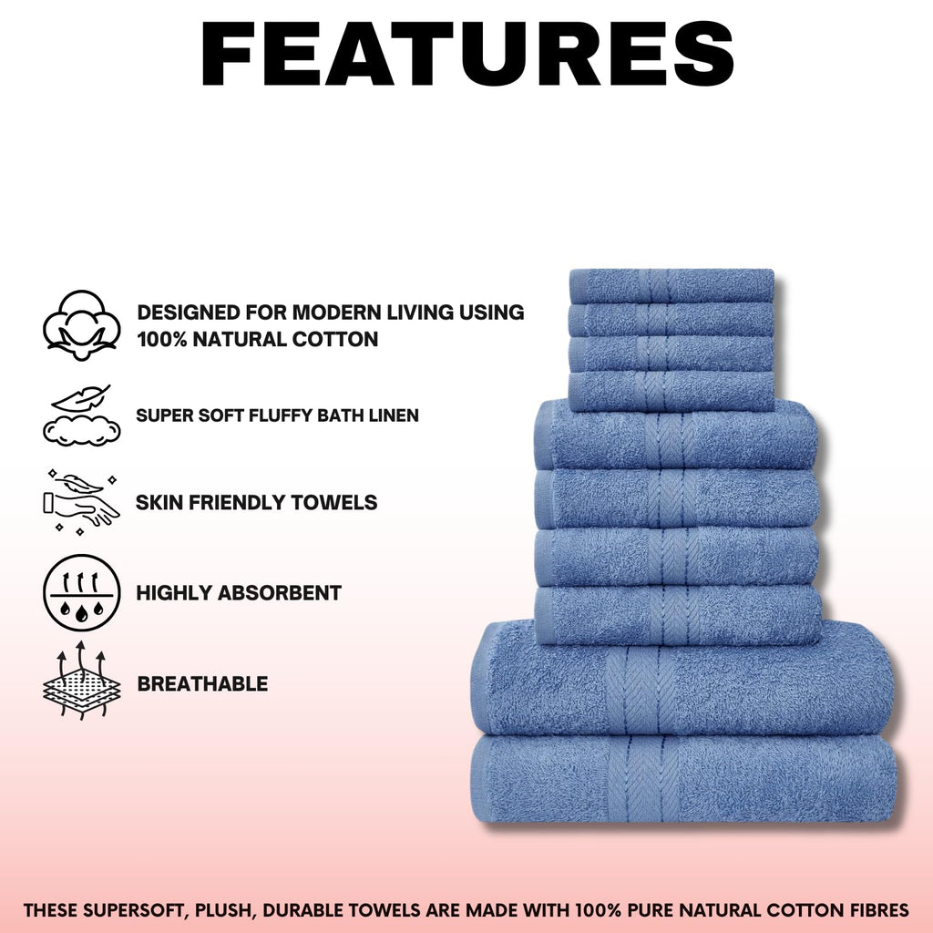 NFK 10 Piece Towel Set