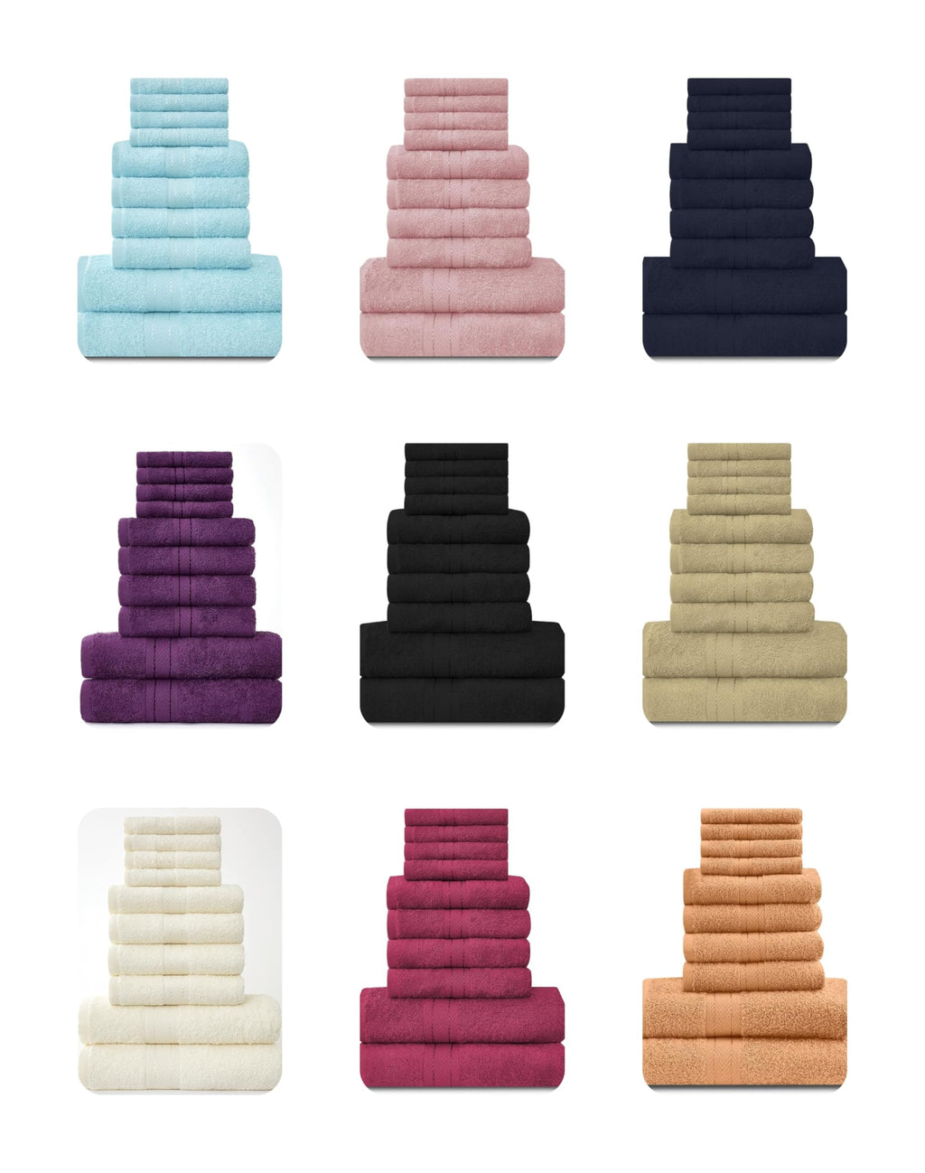 NFK 10 Piece Towel Set
