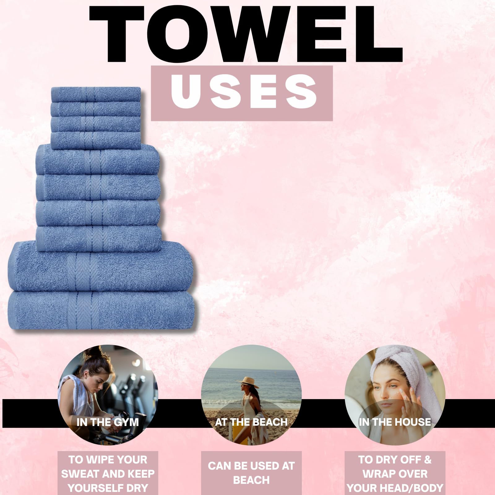 NFK 10 Piece Towel Set