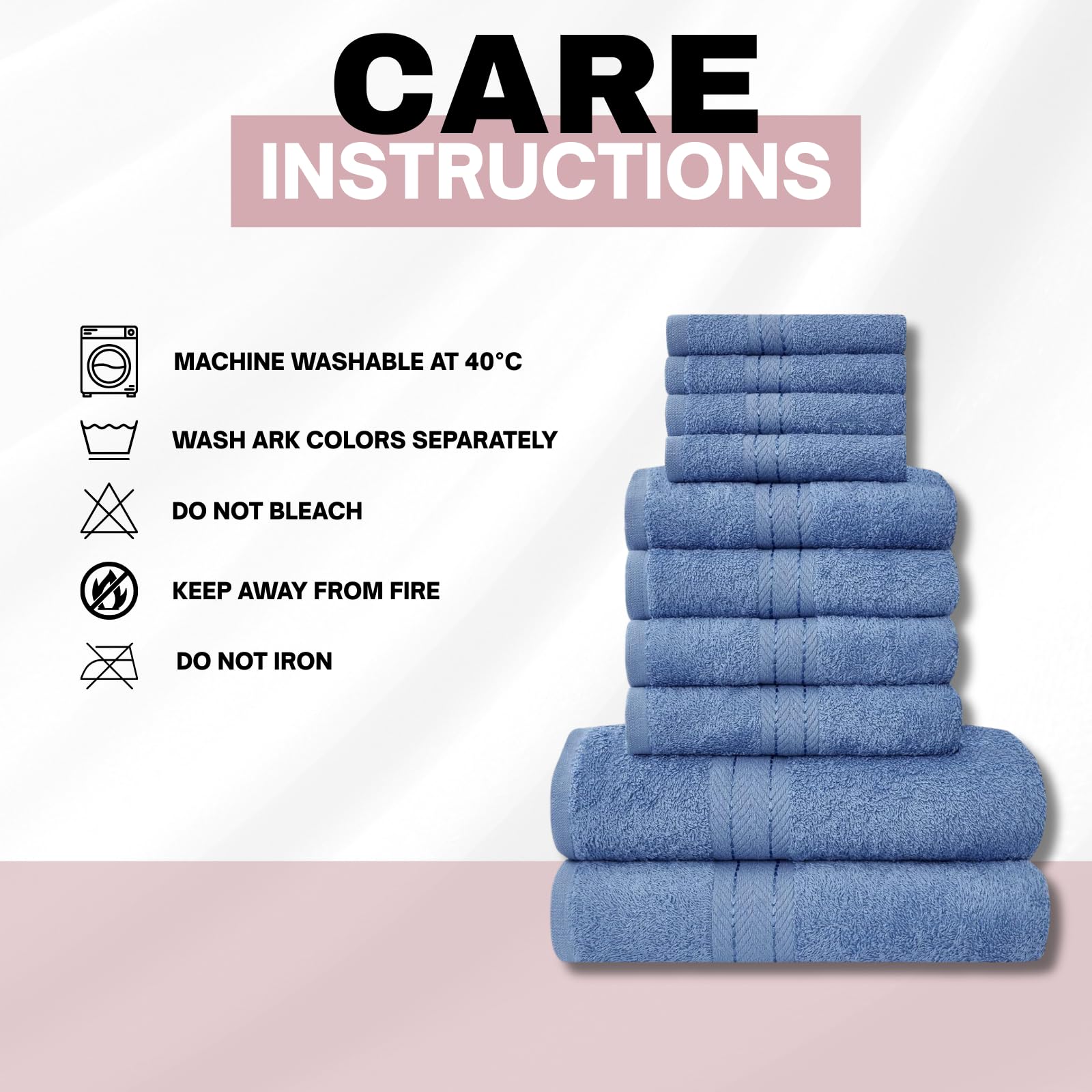 NFK 10 Piece Towel Set