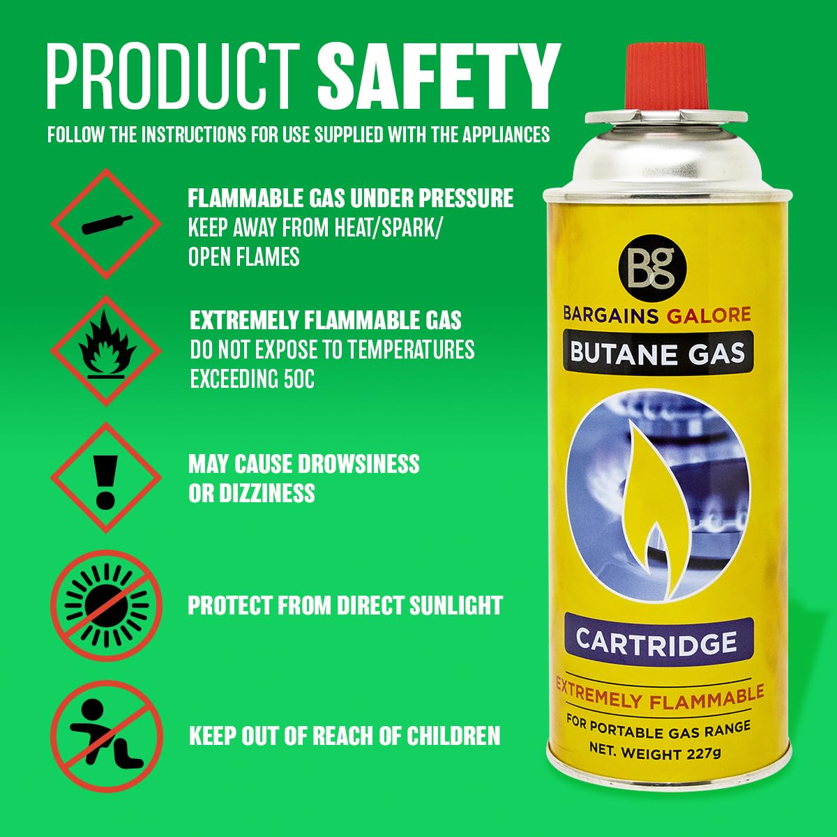 NFK Marksman Butane Gas Canisters