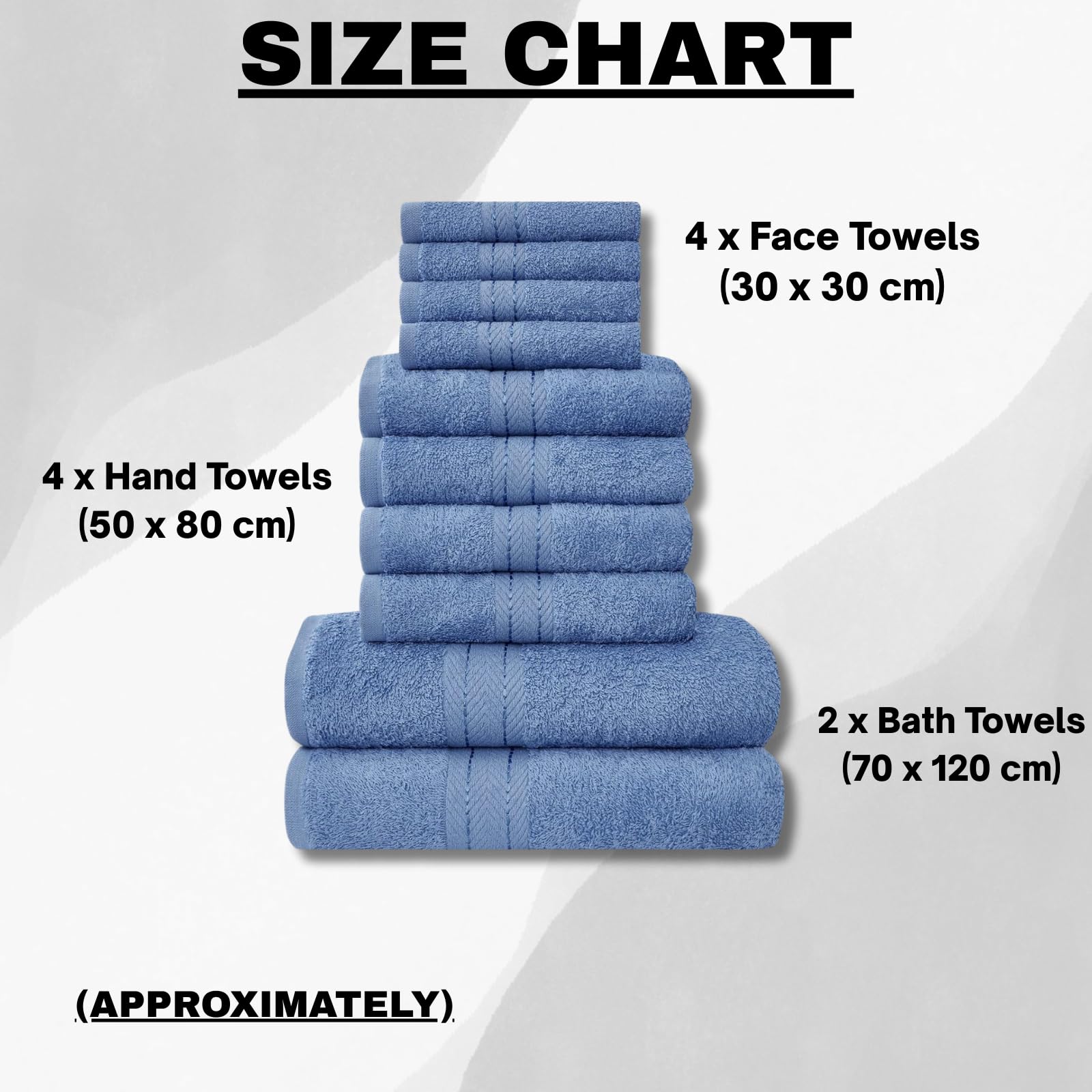 NFK 10 Piece Towel Set