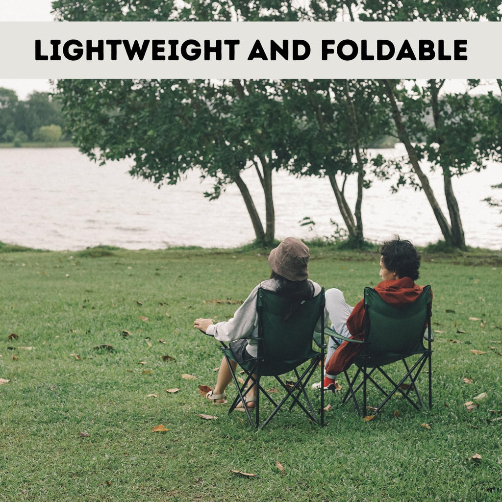 NFK Set of 2 Folding Camping Chairs
