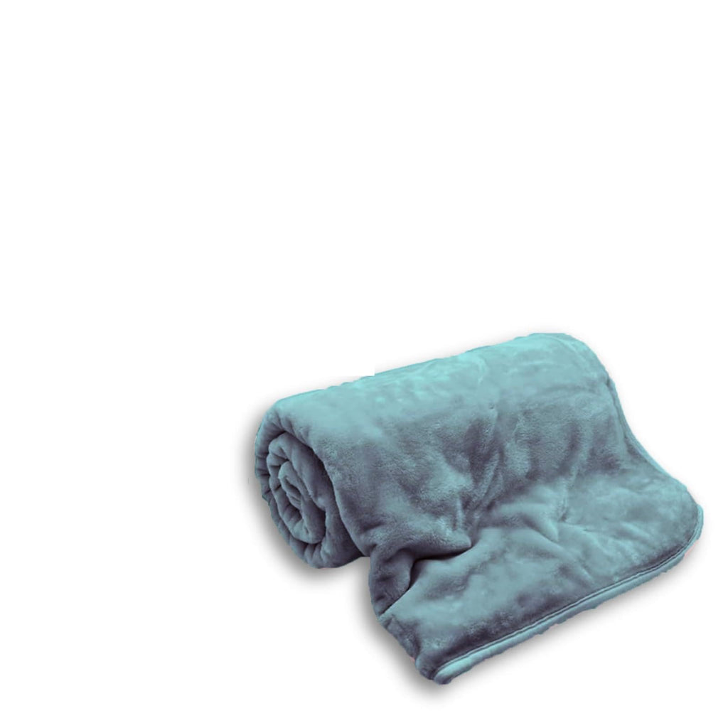 NFK Faux Fur Fleece Throw Blanket