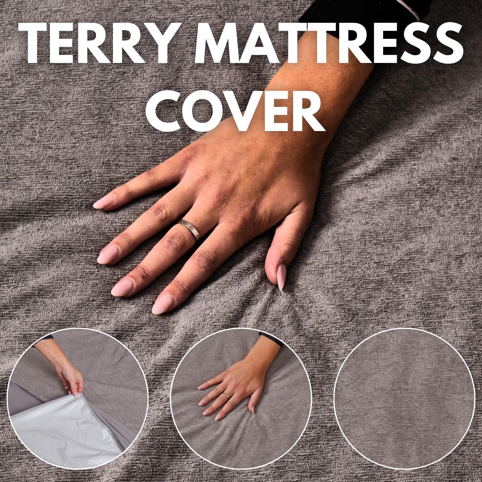 NFK Terry Cotton Waterproof Mattress Protector