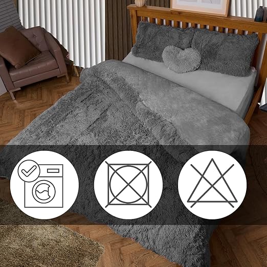 NFK Luxury Fluffy Fur Duvet Cover