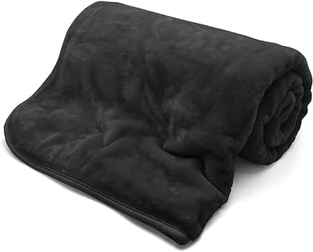 NFK Faux Fur Fleece Throw Blanket