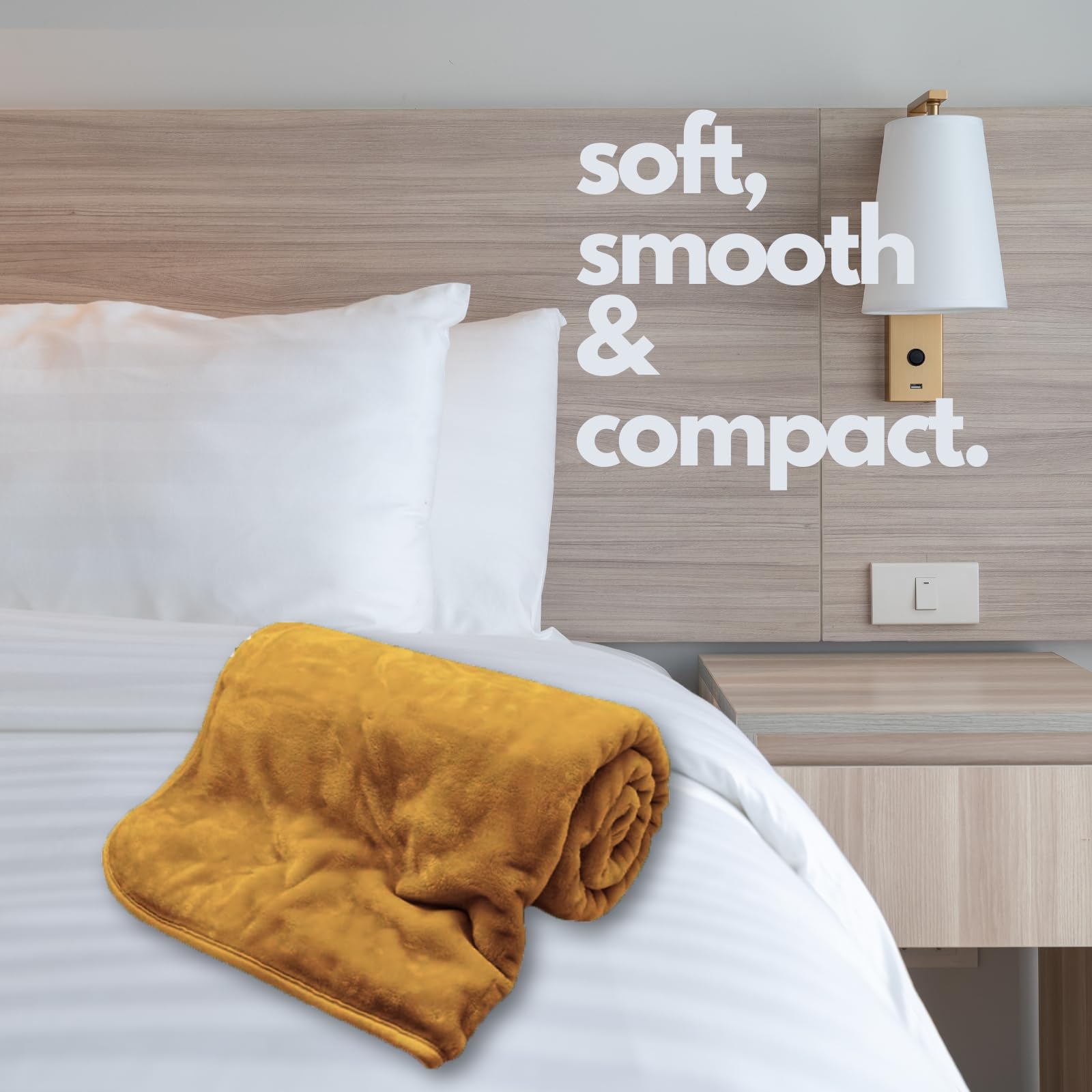 NFK Faux Fur Fleece Throw Blanket