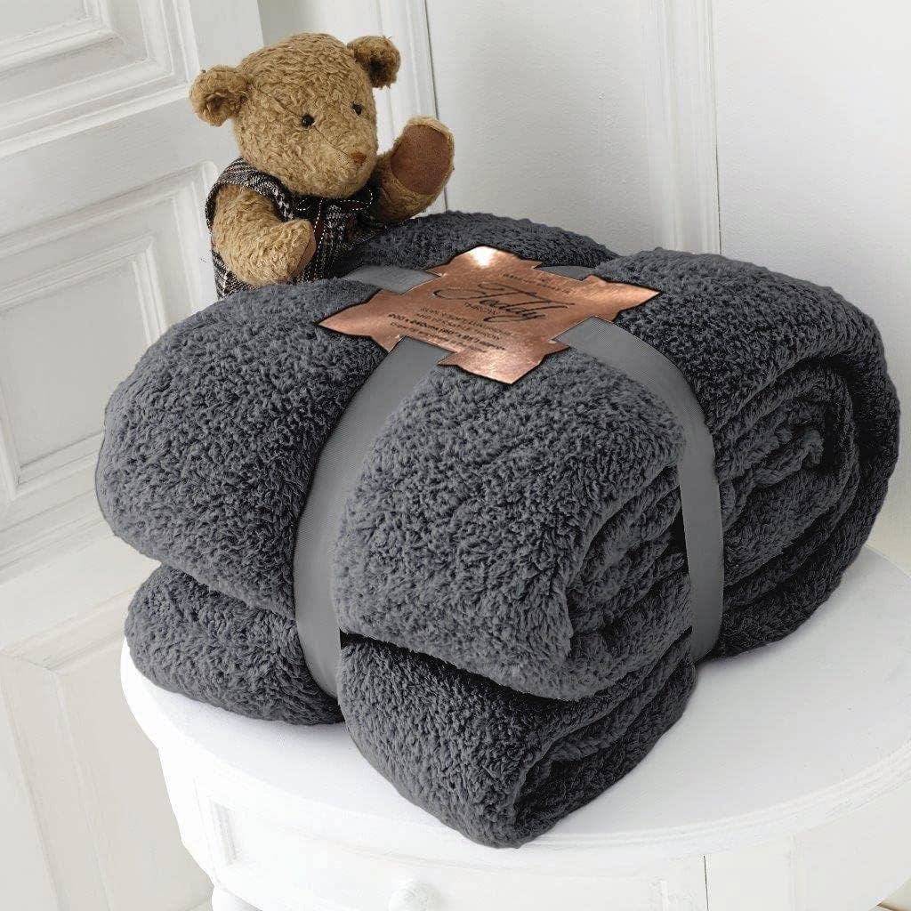 NFK Teddy Bear Fleece Throw